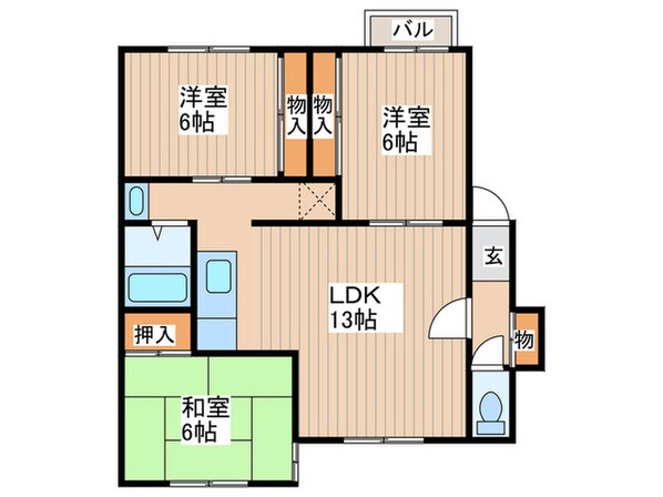 第３サンコ－マンションの物件間取画像